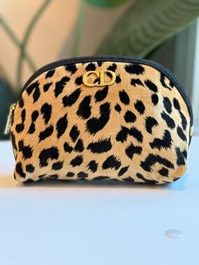Christian Dior ‘Leopard Velvet Pouch’